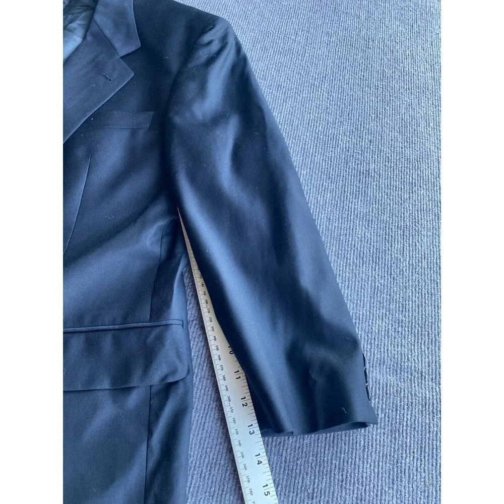 Hugo Boss Mens Blazer Ing Loro Piano Wool Blue 42SH  Apollon Coat Jacket USA